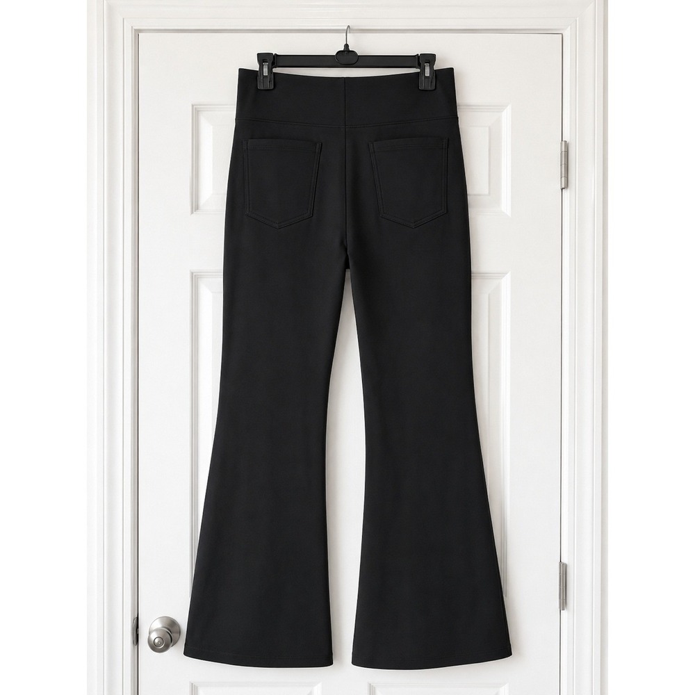 Halara Flex High Waisted Slight Flare Work Pants Black Size Small Tall